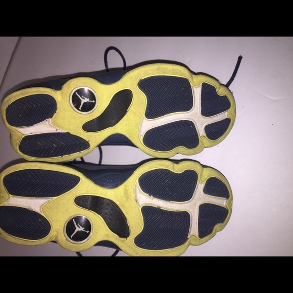 YOUTH Nike Air jordans blue retro 13 size 2y kids - Picture 4 of 4